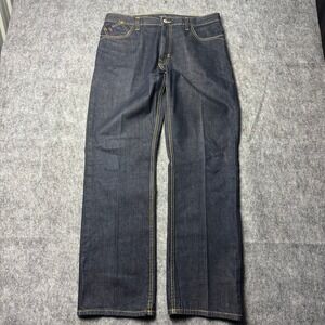 U.S. Polo Assn Jeans Mens 34x32 Dark Wash Straight Leg Y2K Denim